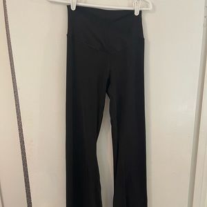 Aerie High Waisted Crossover Flare Leggings
